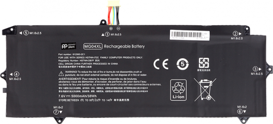 Акумулятор PowerPlant для ноутбуків HP Elite X2 1012 G1 MG04 7.6 В 5000 мА*год (NB461745)