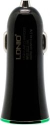 Автомобильное зарядное устройство LDNIO DL-C28 + Lightning USB Cable (2USB 3.4A) Black Автомобильное зарядное устройство LDNIO DL-C28 + Lightning USB Cable (2USB 3.4A) Black