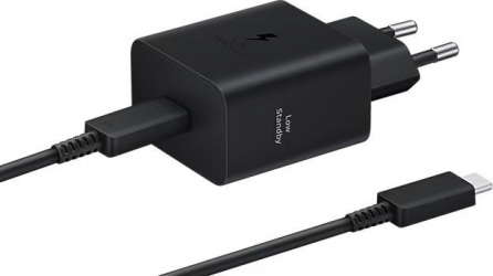 Сетевое зарядное устройство Samsung 45W Power Adapter Type-C Cable (EP-T4511XBEGEU) Black Сетевое зарядное устройство Samsung 45W Power Adapter Type-C Cable (EP-T4511XBEGEU) Black