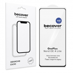 Защитное стекло BeCover для OnePlus Nord CE 4 Lite 10D (715712) Black