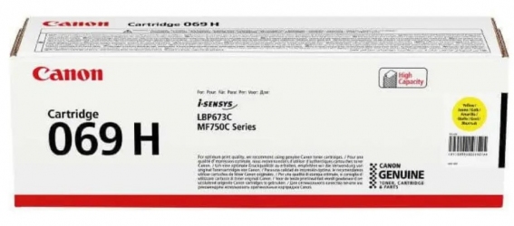 Тонер CANON 069H (5095C002AA) Yellow Тонер CANON 069H (5095C002AA) Yellow