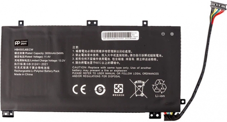 Аккумулятор PowerPlant для Huawei MateBook 13 2020 (HB4593J6ECW) 11.4V 3000mAh (NB400164)