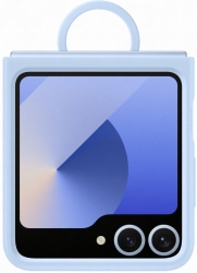 Панель Silicone Cover with Ring для Samsung Galaxy Flip 6 (EF-PF741TLEGUA) Blue Панель Silicone Cover with Ring для Samsung Galaxy Flip 6 (EF-PF741TLEGUA) Blue