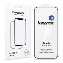 Защитное стекло BeCover для Google Pixel 9a 10D (715715) Black