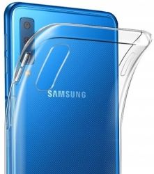 Ультратонкая накладка Air Case Samsung A750 (A7-2018) Transparent