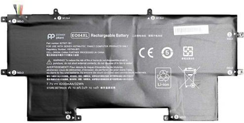 Акумулятор PowerPlant для ноутбуків HP EliteBook Folio G1 (EO04XL) 7.7V 4200mAh (NB461684)