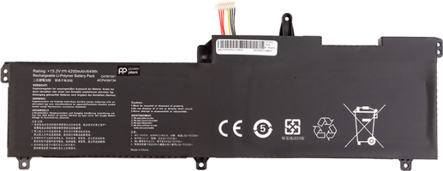 Аккумулятор PowerPlant для ноутбуков ASUS Rog Strix GL702V (C41N1541) 15.2V 4200mAh (NB431892)