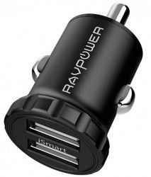 Автомобильное зарядное устройство RAVPower Car Charger 24W (RP-PC031) Black Автомобильное зарядное устройство RAVPower Car Charger 24W (RP-PC031) Black