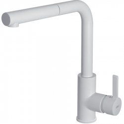 Смеситель кухонный Elleci Shell Plus Bianco 68