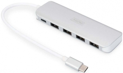 USB-хаб DIGITUS Type-C, 4xUSB 3.0, функция ЗУ (DA-70242-1) USB-хаб DIGITUS Type-C, 4xUSB 3.0, функция ЗУ (DA-70242-1)