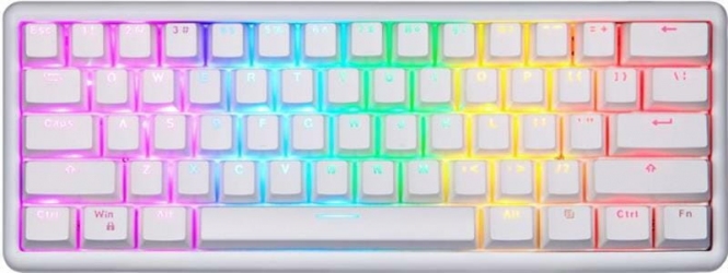 Клавіатура бездротова Motospeed SK66 Gateron Blue Hot Swap White (mtsk66wmb) Клавіатура бездротова Motospeed SK66 Gateron Blue Hot Swap White (mtsk66wmb)