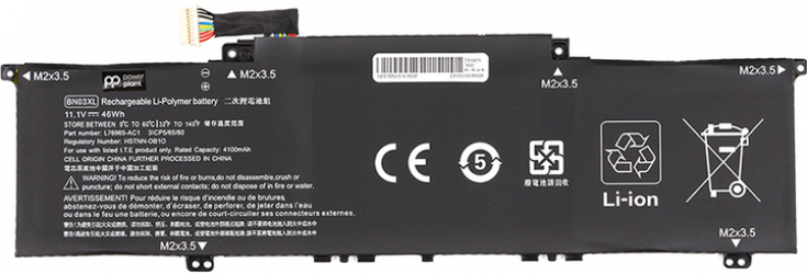 Аккумулятор PowerPlant для ноутбуков HP Envy x360 15 2020 (BN03XL) 11.1V 4100mAh (NB462209)
