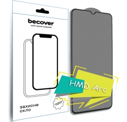 Захисне скло Becover для HMD Arc (713412) Black Захисне скло Becover для HMD Arc (713412) Black
