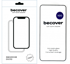 Защитное стекло BeCover для Samsung Galaxy S25 SM-S931 10D (712721) Black Защитное стекло BeCover для Samsung Galaxy S25 SM-S931 10D (712721) Black