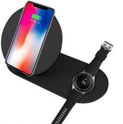 Беспроводное зарядное устройство BeCover BC-N26 + Samsung Watch (704318) Black