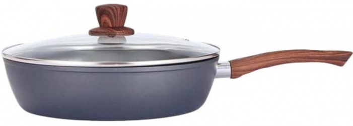 Сковорода Bravo Chef Глибока із кришкою 20 см (BC-1101-20/L) Сковорода Bravo Chef Глибока із кришкою 20 см (BC-1101-20/L)