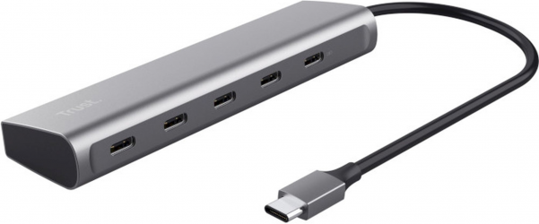 Адаптер Trust Halyx 5-Port USB-C Hub (25136) Адаптер Trust Halyx 5-Port USB-C Hub (25136)