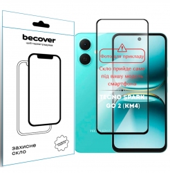 Защитное стекло BeCover для Tecno Spark Go 2 (KM4) 10D (714370) Black