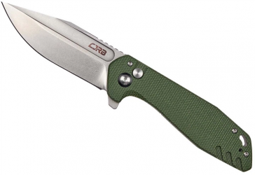 Нож складной CJRB Knives Riff SW AR-RPM9 Steel Micarta Green