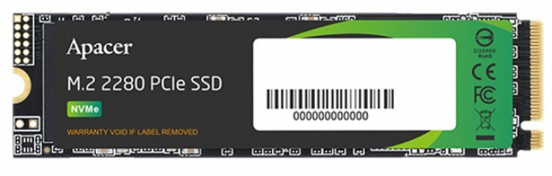 SSD диск Apacer AS2280P4U 512GB NVMe M.2 2280 PCIe 3.0 x4 3D NAND TLC (AP512GAS2280P4U-1) SSD диск Apacer AS2280P4U 512GB NVMe M.2 2280 PCIe 3.0 x4 3D NAND TLC (AP512GAS2280P4U-1)
