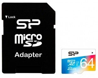 Карта памяти Silicon Power microSDXC 64 GB Class 10 UHS-I Elite + ad COLOR (SP064GBSTXBU1V20-SP) Карта памяти Silicon Power microSDXC 64 GB Class 10 UHS-I Elite + ad COLOR (SP064GBSTXBU1V20-SP)