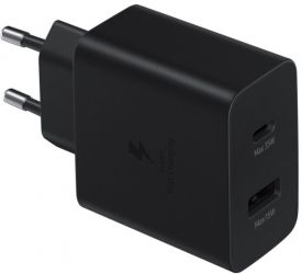 Мережевий зарядний пристрій Samsung 35W PD Power Adapter Duo (EP-TA220NBEGRU) Black Мережевий зарядний пристрій Samsung 35W PD Power Adapter Duo (EP-TA220NBEGRU) Black