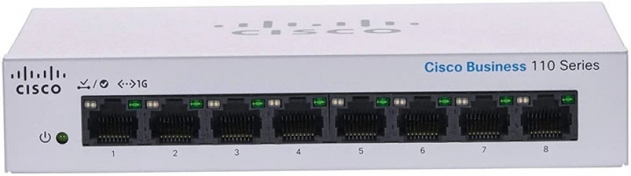 Коммутатор Cisco CBS110-8T-D-EU