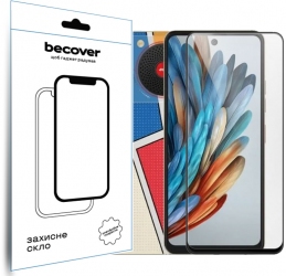 Захисне скло Becover для Nubia Music (711974) Black Захисне скло Becover для Nubia Music (711974) Black