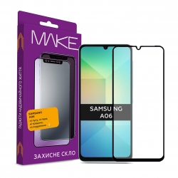 Защитное стекло Make Full Cover для Samsung A06 (MGF-SA06) Защитное стекло Make Full Cover для Samsung A06 (MGF-SA06)