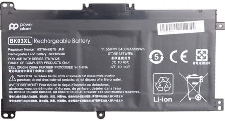 Аккумулятор PowerPlant для HP Pavilion X360 14-BA (BK03XL, HSTNN-LB7S) 11.55V 3400mAh (NB461493)