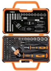 Набір біт Neo Tools з тримачем, 69 од. (06-116)
