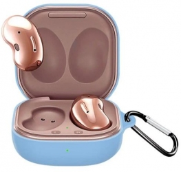Чохол Silicon BeCover для Samsung Samsung Galaxy Buds 2/Buds 2 Pro/Buds Live/Buds Pro  (709588) Light Blue