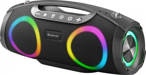 Портативна колонка Defender Beatbox 30 30W/RGB/BT/FM/USB/TF/AUX/TWS Black