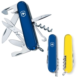 Складной нож Victorinox CLIMBER UKRAINE сине-желтый 1.3703.2.8