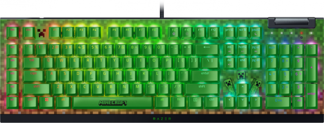 Клавиатура проводная RAZER BlackWidow V4 X Green Switch USB Minecraft Edition (RZ03-04704100-R3M1)