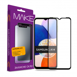 Защитное стекло Make Full Cover для Samsung A14 (MGF-SA14)