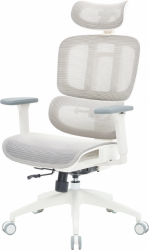 Крісло офісне OfficePro Skyline OC680-W-LG-LG White/Light Gray