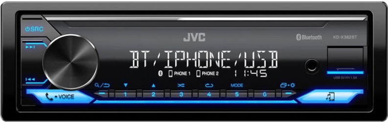 Автомагнитола JVC KD-X382BT  Автомагнитола JVC KD-X382BT