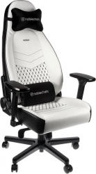 Кресло геймерское NOBLECHAIRS ICON (NBL-ICN-PU-WBK) White/Black 