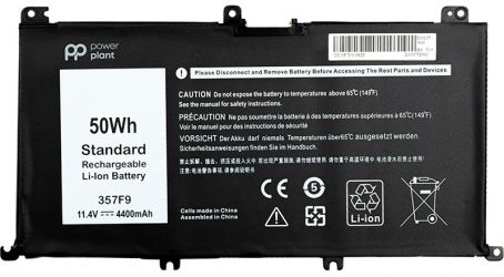 Акумулятор PowerPlant для ноутбуків Dell Inspiron 15 7559 (357F9) (11.4V/4400mAh/6Cells) (NB440979)