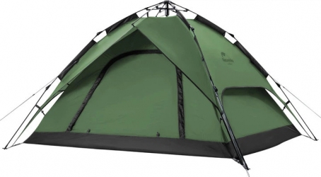 Палатка трехместная автоматическая Naturehike NH21ZP008 Dark Green
