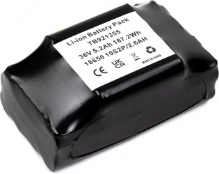 Аккумулятор PowerPlant для Xiaomi scooters 36V 5.2Ah (18650 10S2P/2.6Ah) (TB921355)