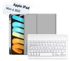 Чехол-клавиатура BeCover для Apple iPad Mini 6 2021 (712988) Gray Чехол-клавиатура BeCover для Apple iPad Mini 6 2021 (712988) Gray