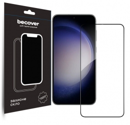 Защитное стекло BeCover для Samsung Galaxy S23 SM-S911 (708821) Black Защитное стекло BeCover для Samsung Galaxy S23 SM-S911 (708821) Black