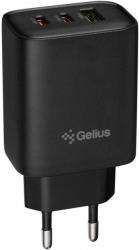Сетевое зарядное устройство Gelius Power Pulse GP-HC057 65W USB+2Type-C (QC/PD/PPS) (2099900965241) Black Сетевое зарядное устройство Gelius Power Pulse GP-HC057 65W USB+2Type-C (QC/PD/PPS) (2099900965241) Black