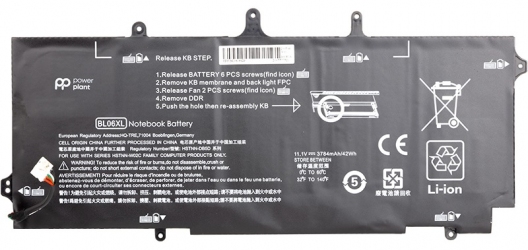 Аккумулятор PowerPlant для ноутбуков HP Elitebook Folio 1040 G1 (BL06XL) 11.1V 3784mAh (NB461196)
