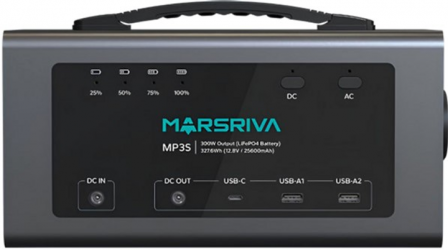 Зарядная станция Marsriva MP3S / 300 Вт / 327.6 Вт⋅ч / LiFePO4 (MP3S_MARSRIVA) Зарядная станция Marsriva MP3S / 300 Вт / 327.6 Вт⋅ч / LiFePO4 (MP3S_MARSRIVA)