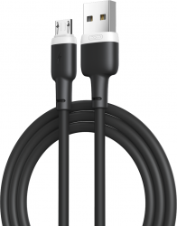 Кабель XO NB208 microUSB 1m 2.4A Black Кабель XO NB208 microUSB 1m 2.4A Black