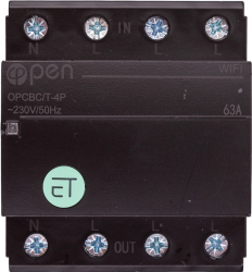 Умный 4-канальный переключатель TUYA Wi-Fi, 63A (HS082055)