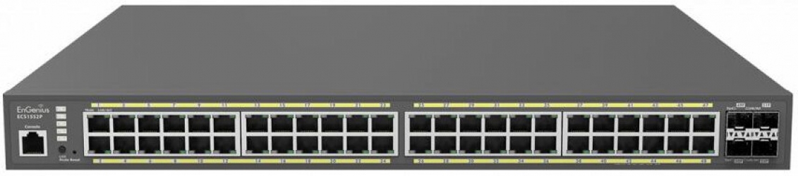 Коммутатор EnGenius ECS1552P 48xGbE + 4x10Gb SFP+ L2+ 410W Cloud Коммутатор EnGenius ECS1552P 48xGbE + 4x10Gb SFP+ L2+ 410W Cloud